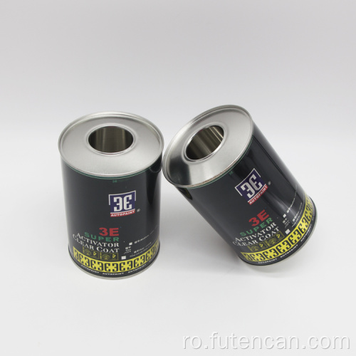 Cutie de ulei de motor goală, rotundă, personalizată, 1L